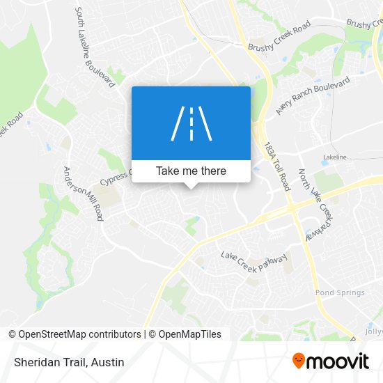 Mapa de Sheridan Trail