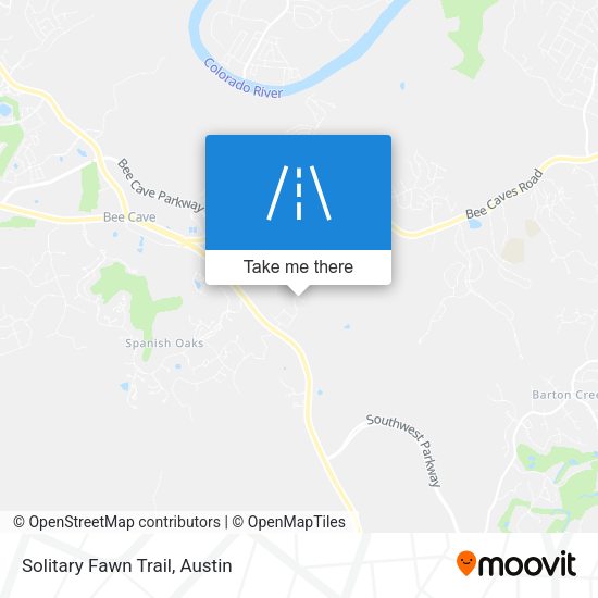 Mapa de Solitary Fawn Trail