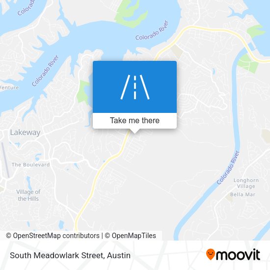 Mapa de South Meadowlark Street