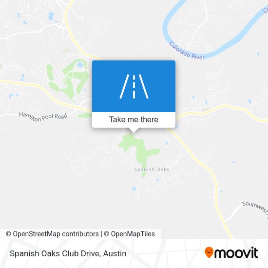 Spanish Oaks Club Drive map