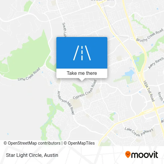 Star Light Circle map