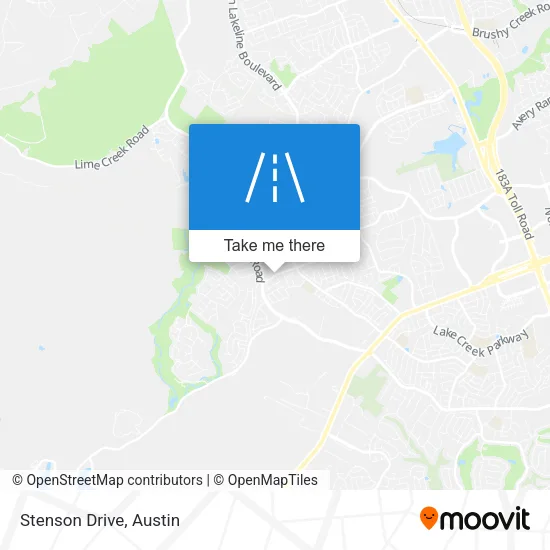 Stenson Drive map