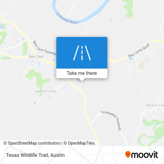 Texas Wildlife Trail map