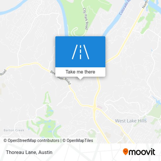 Thoreau Lane map