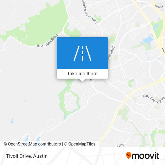 Mapa de Tivoli Drive