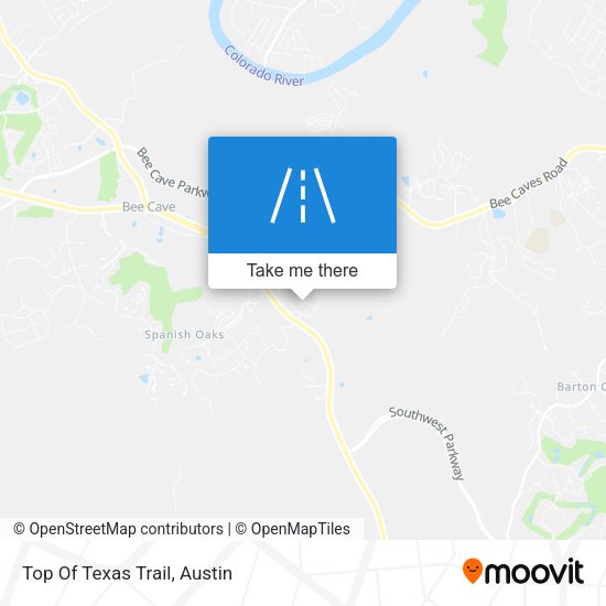 Mapa de Top Of Texas Trail