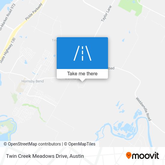Twin Creek Meadows Drive map
