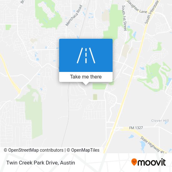 Mapa de Twin Creek Park Drive