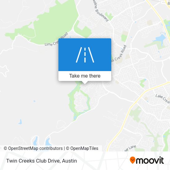 Twin Creeks Club Drive map
