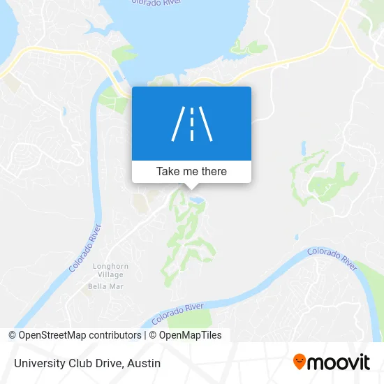 University Club Drive map