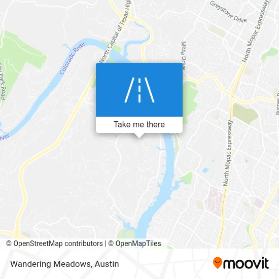 Wandering Meadows map
