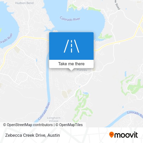 Mapa de Zebecca Creek Drive