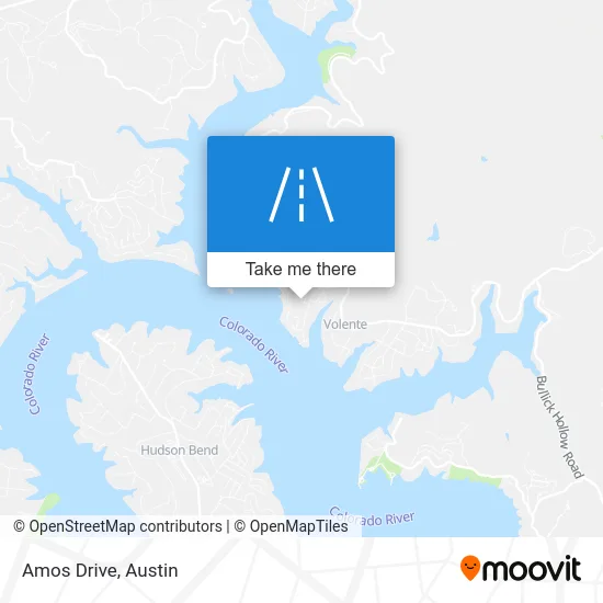 Amos Drive map