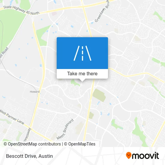 Bescott Drive map