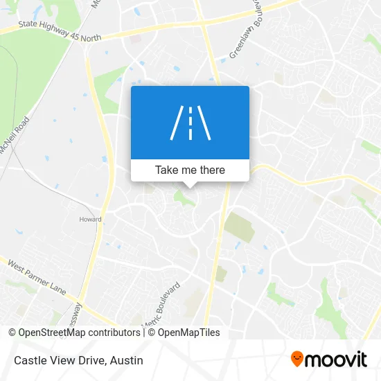Castle View Drive map