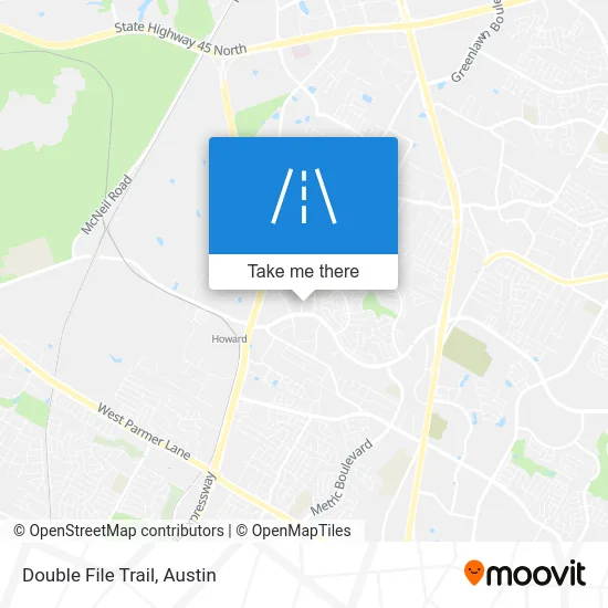 Double File Trail map