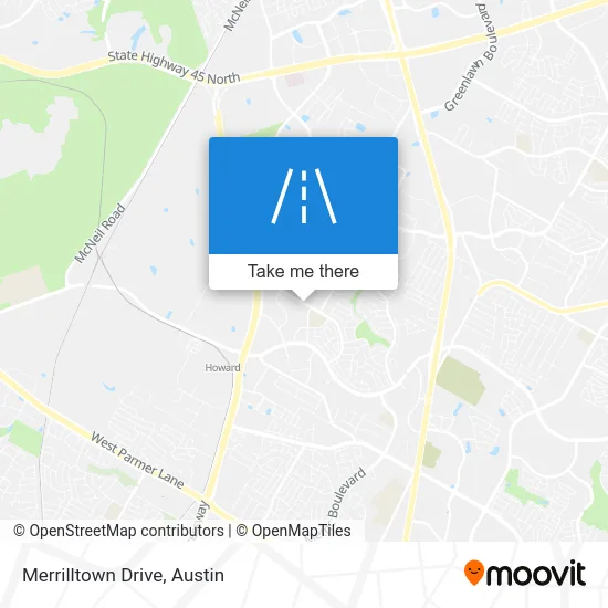 Merrilltown Drive map