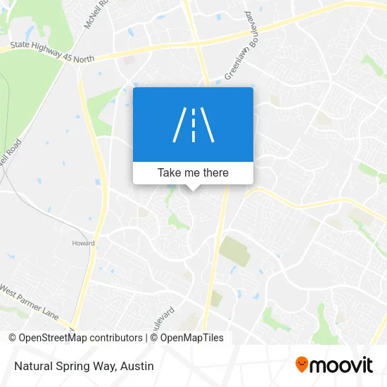 Mapa de Natural Spring Way