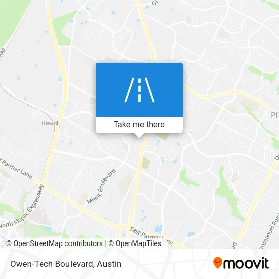 Owen-Tech Boulevard map