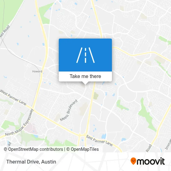 Thermal Drive map