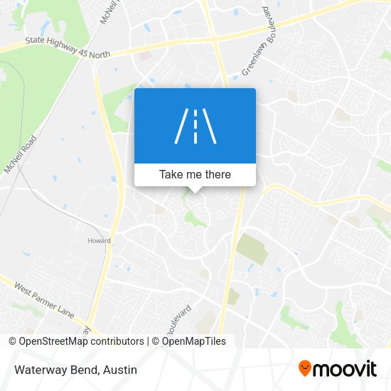 Mapa de Waterway Bend