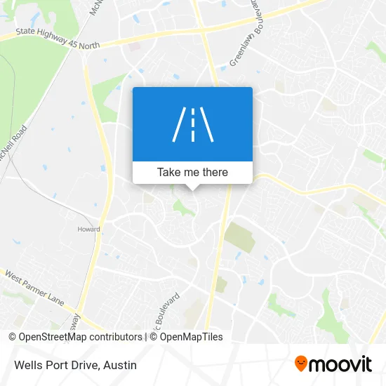 Wells Port Drive map