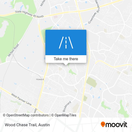 Wood Chase Trail map