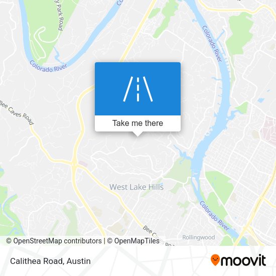 Mapa de Calithea Road
