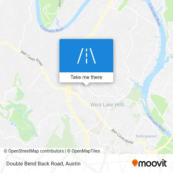 Double Bend Back Road map