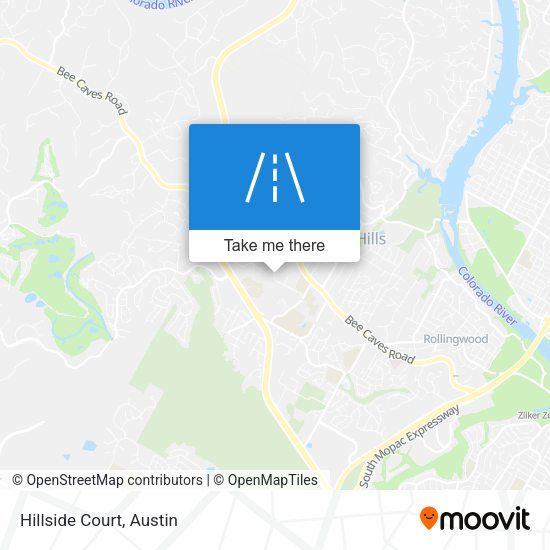 Mapa de Hillside Court
