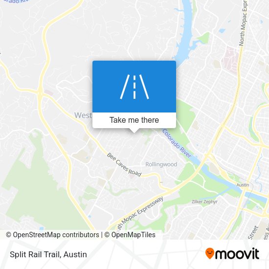 Mapa de Split Rail Trail