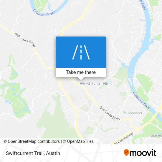 Swiftcurrent Trail map