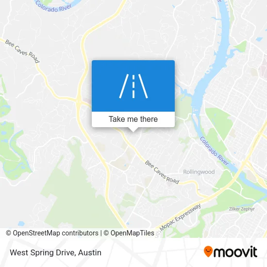 West Spring Drive map