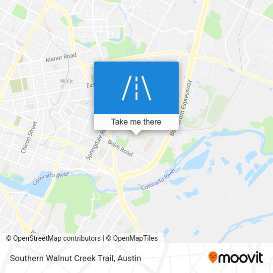 Mapa de Southern Walnut Creek Trail