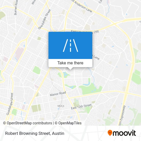 Mapa de Robert Browning Street