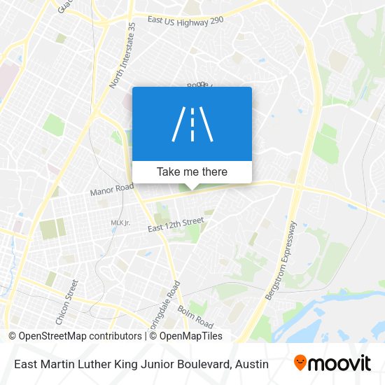 Mapa de East Martin Luther King Junior Boulevard
