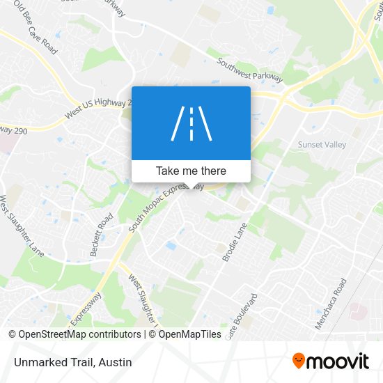 Mapa de Unmarked Trail