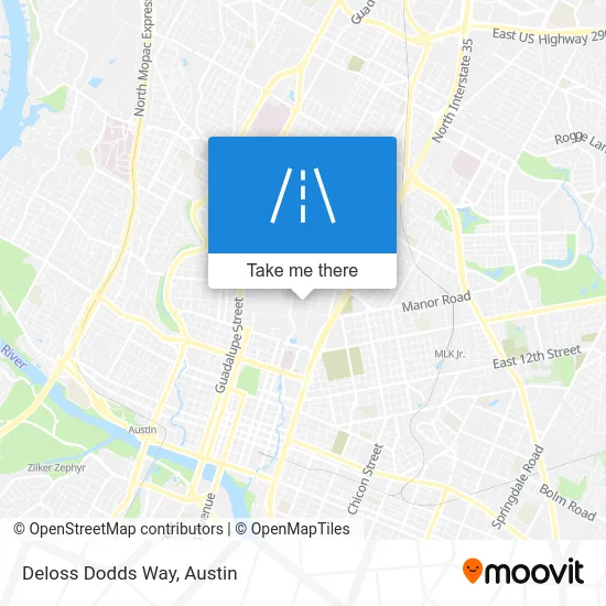 Deloss Dodds Way map