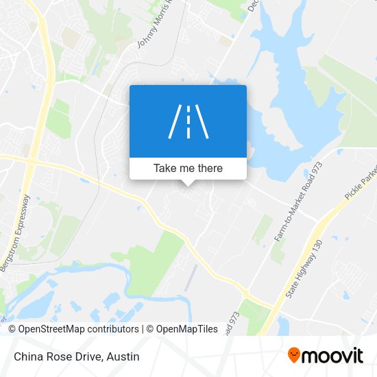 Mapa de China Rose Drive