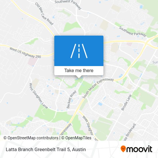 Latta Branch Greenbelt Trail 5 map
