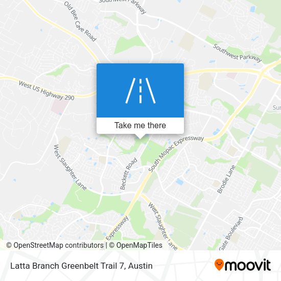 Mapa de Latta Branch Greenbelt Trail 7