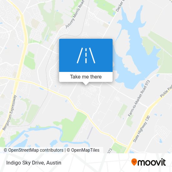 Indigo Sky Drive map
