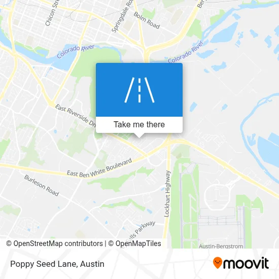 Poppy Seed Lane map