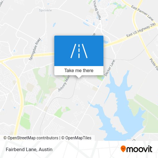 Mapa de Fairbend Lane