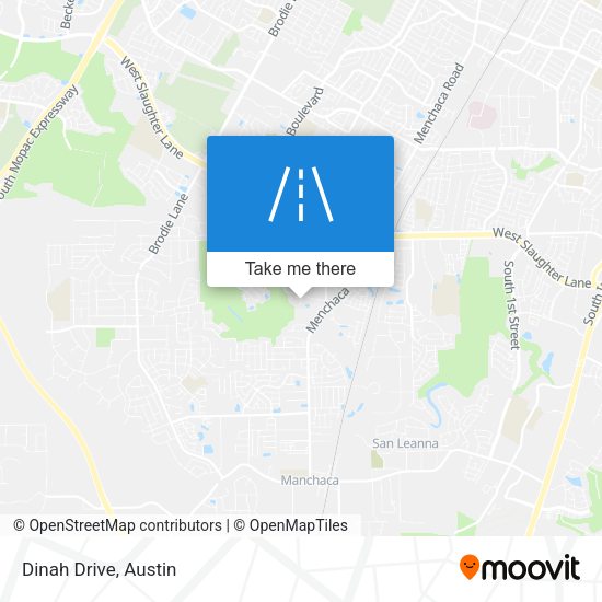 Mapa de Dinah Drive