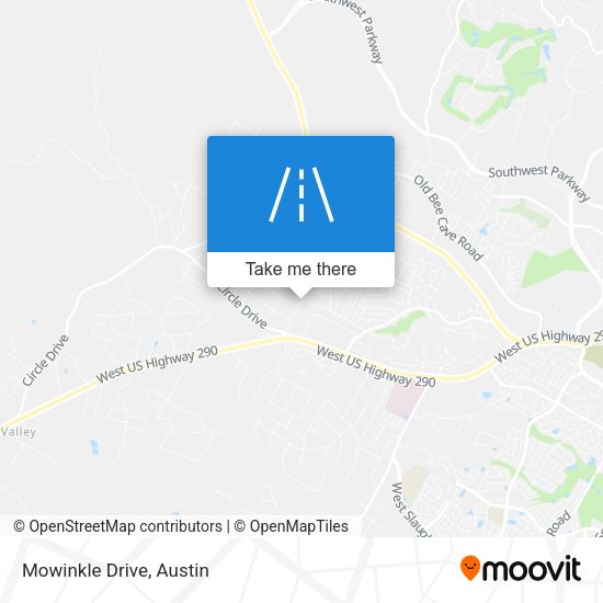 Mapa de Mowinkle Drive