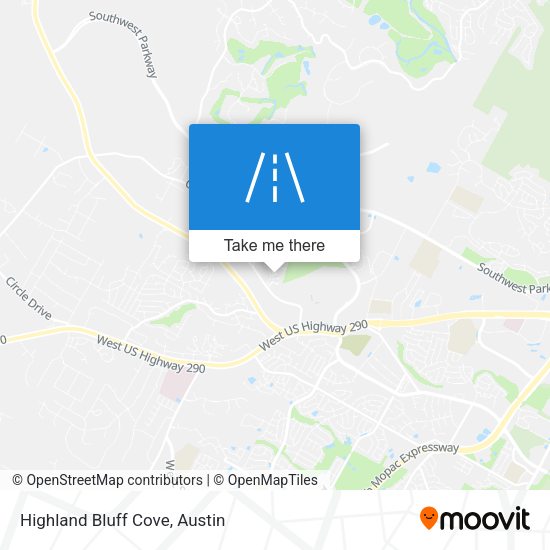 Mapa de Highland Bluff Cove