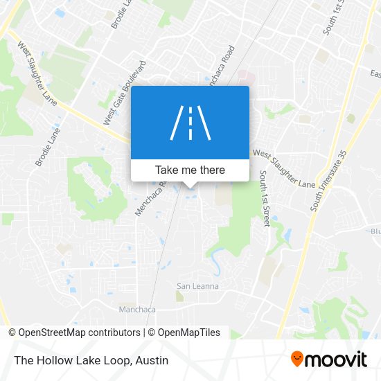 Mapa de The Hollow Lake Loop