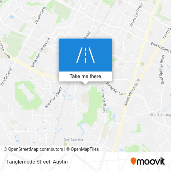 Mapa de Tanglemede Street