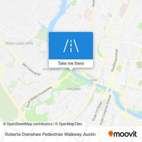 Roberta Crenshaw Pedestrian Walkway map